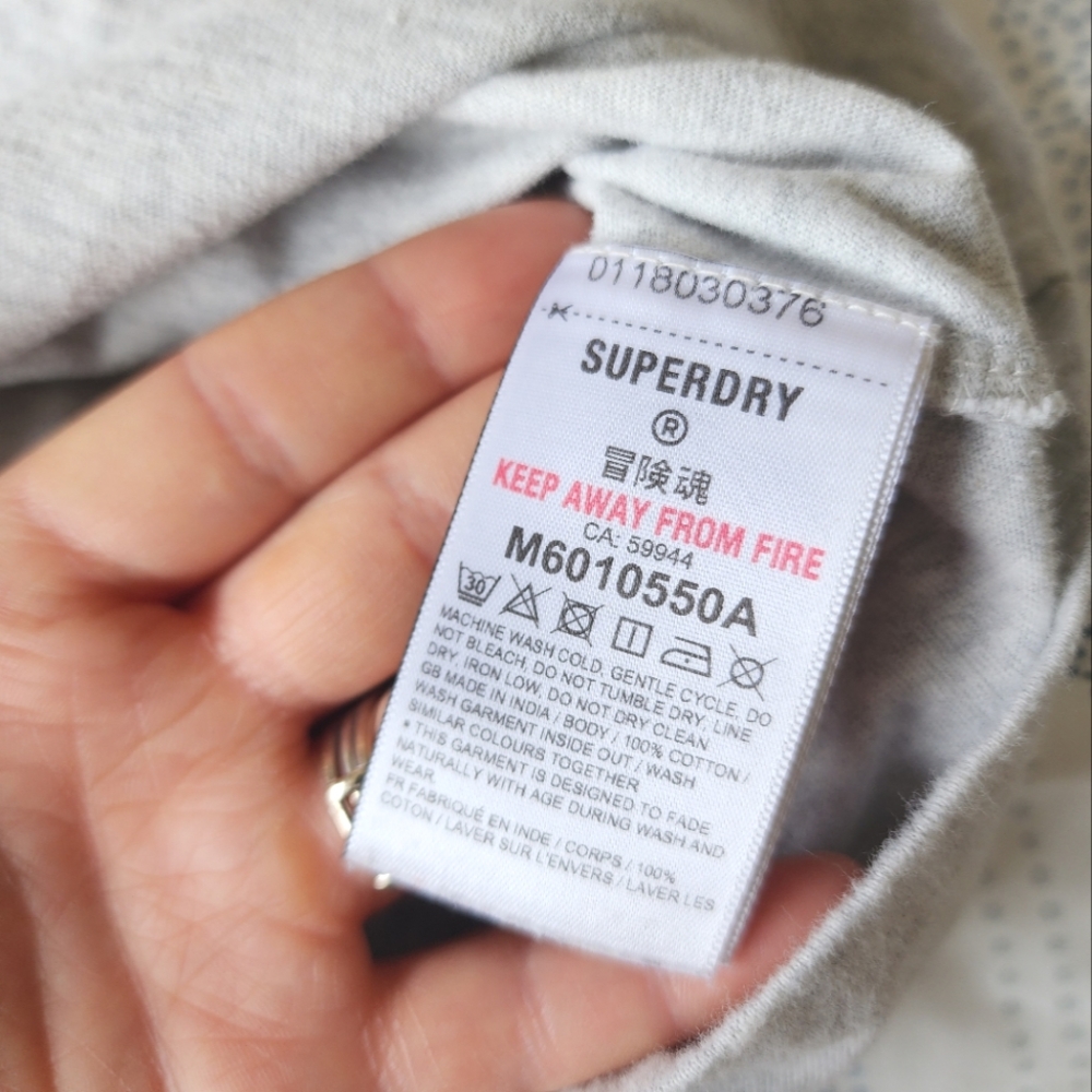 Mens SuperDry Long Sleeve - Picture 4 of 4